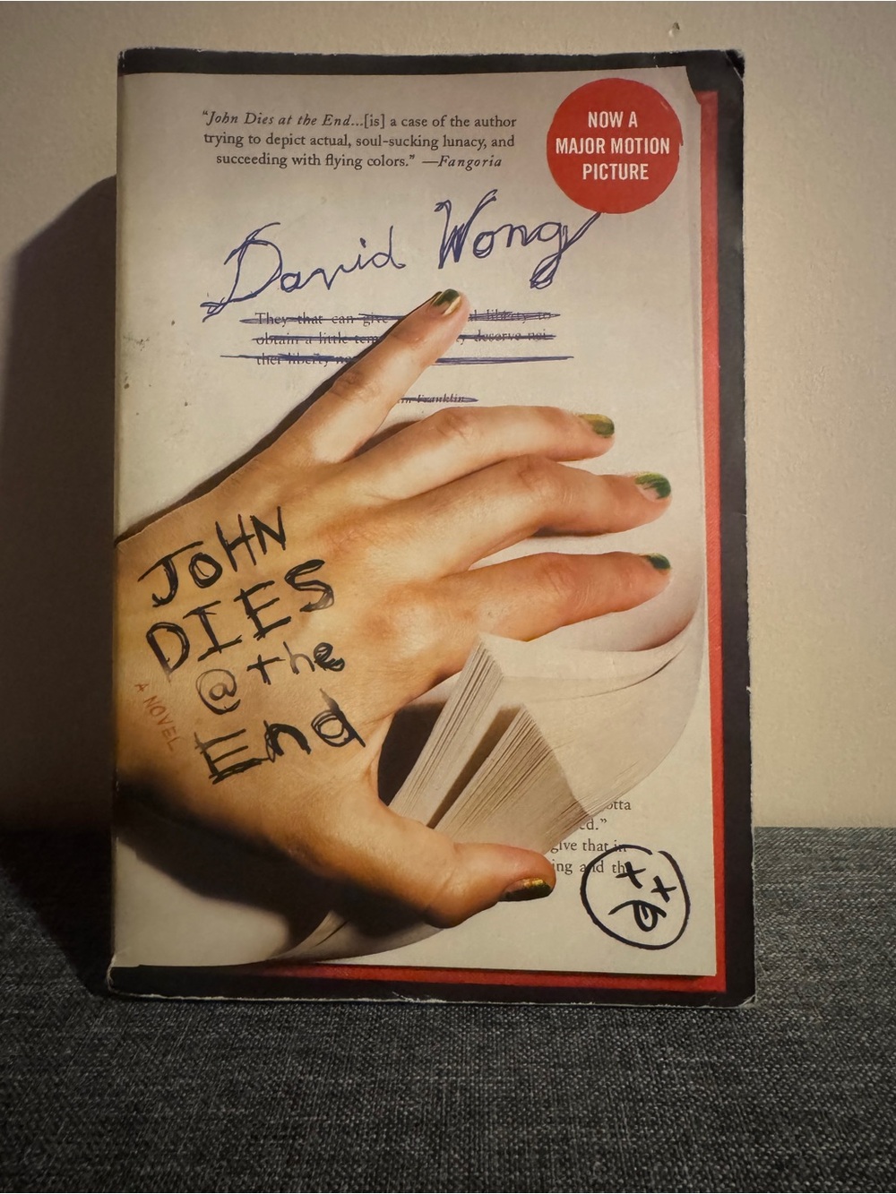 David Wong John Dies at the End Paperback Book - White/Cream